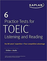 Image of 6 Practice Tests for TOEIC Listening and Reading